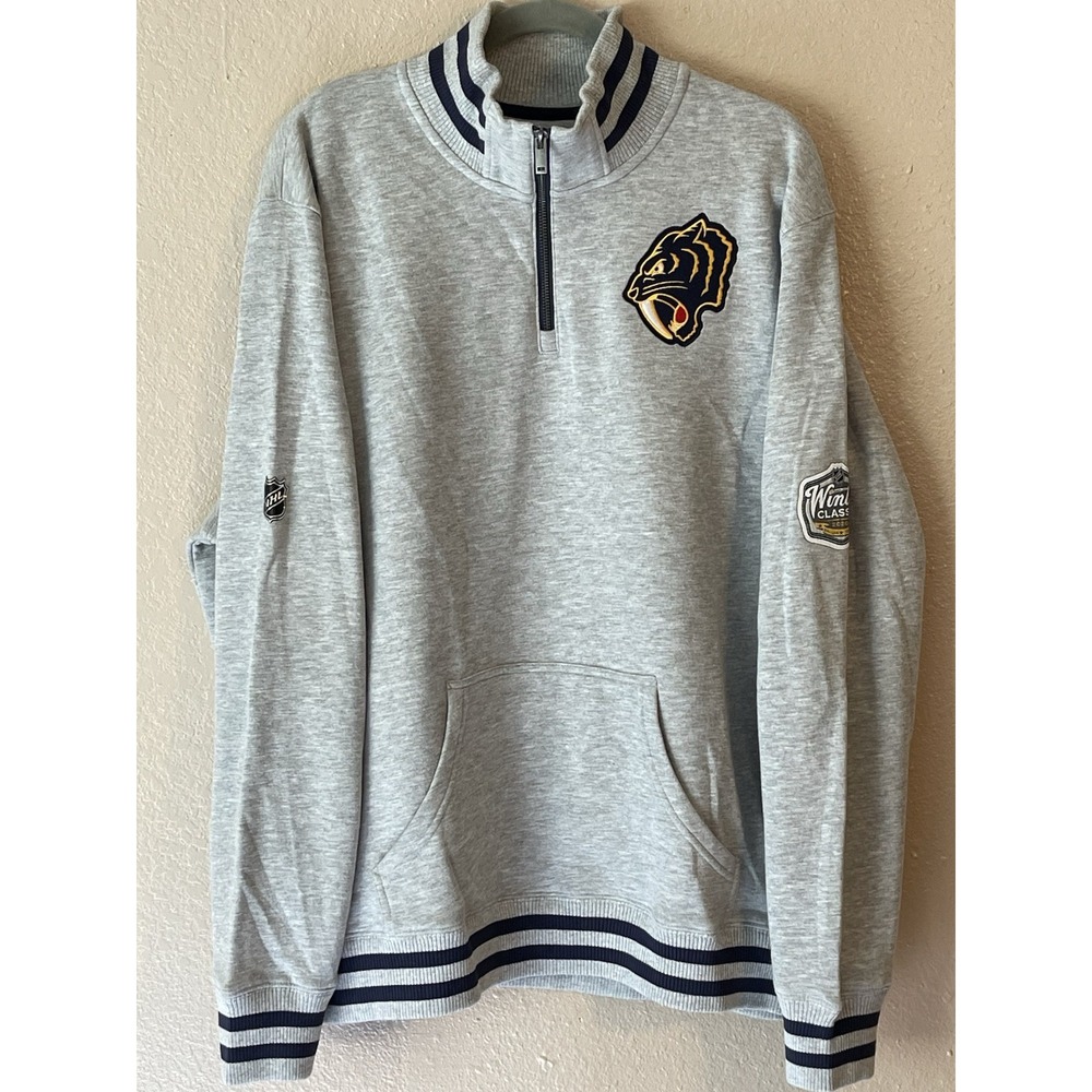 Men's 2XL‎ NWOT Nashville Predators Fanatics 2020 Winter Classic 1/4 Zip Jacket